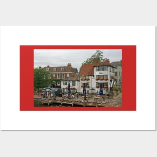 The Angel on the Bridge, Henley (Colour), August 2020 Posters and Art